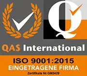 Logo QAS International ISO 9001:2015